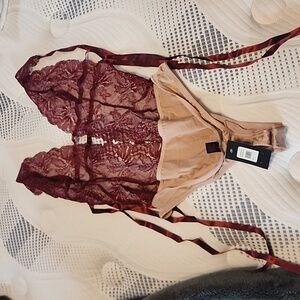 Fredricks of Hollywood Lace one piece lingerie size L